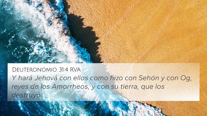 Deuteronomio 31:4 RVA Bible Verse Image