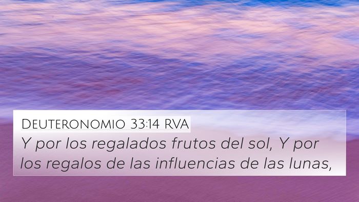 Deuteronomio 33:14 RVA 4K Wallpaper - Y por los regalados frutos del sol, Y por los - 4K Wallpaper Bible Verse
