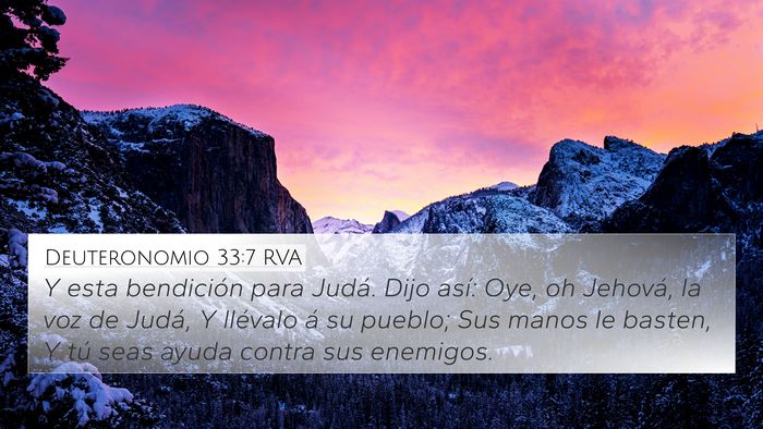 Deuteronomio 33:7 RVA Bible Verse Image