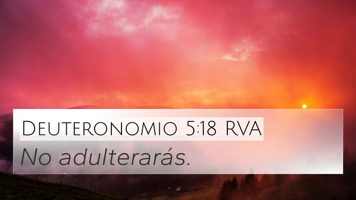 Deuteronomio 5:18 RVA Bible Verse Image