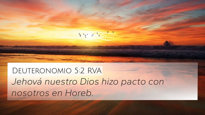 Deuteronomio 5:2 RVA Bible Verse Image