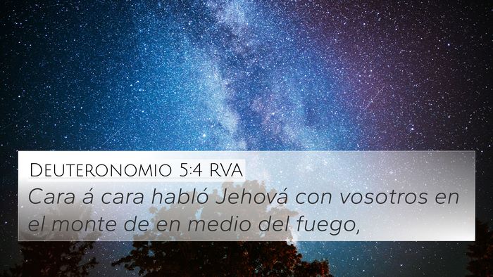 Deuteronomio 5:4 RVA Bible Verse Image