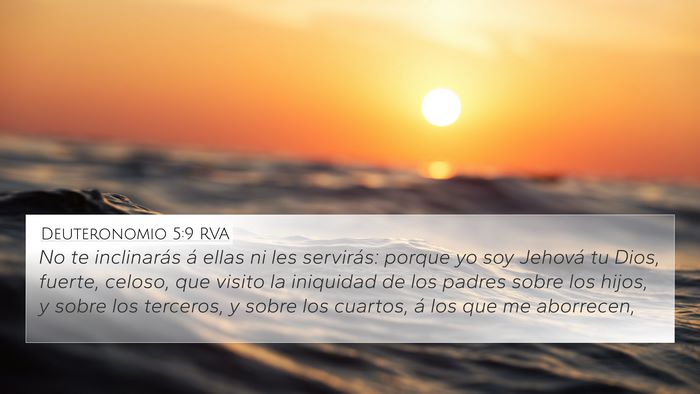 Deuteronomio 5:9 RVA Bible Verse Image