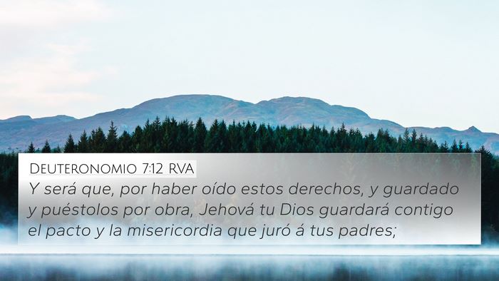 Deuteronomio 7:12 RVA Bible Verse Image