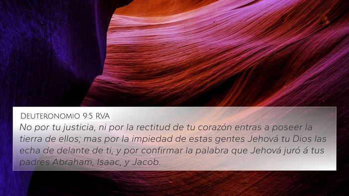 Deuteronomio 9:5 RVA Bible Verse Image