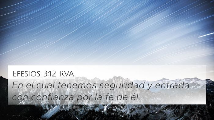 Efesios 3:12 RVA Bible Verse Image