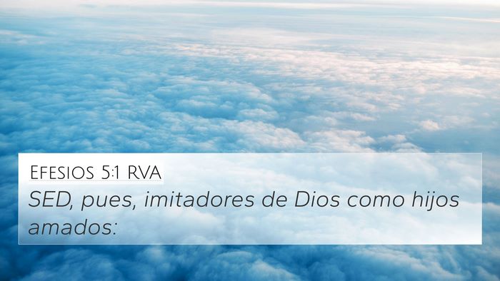 Efesios 5:1 RVA Bible Verse Image