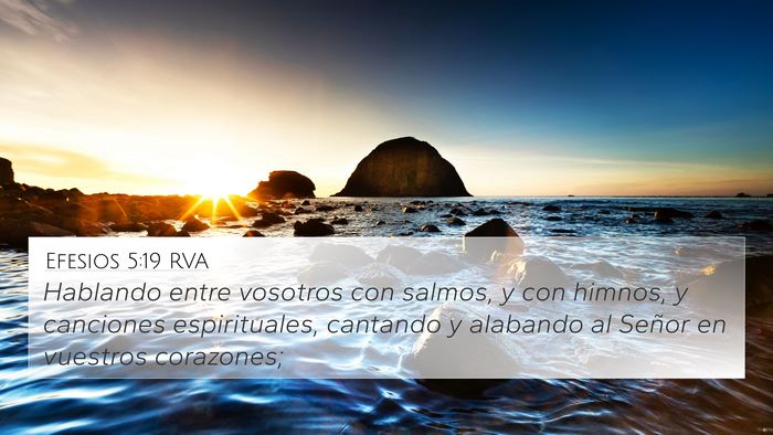 Efesios 5:19 RVA Bible Verse Image
