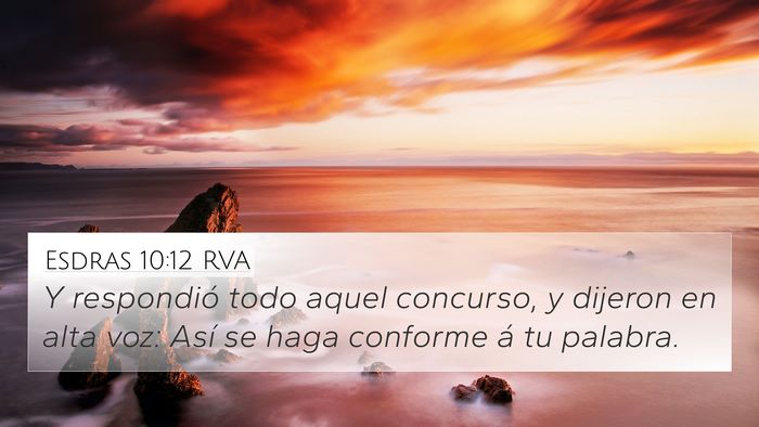 Esdras 10:12 RVA Bible Verse Image