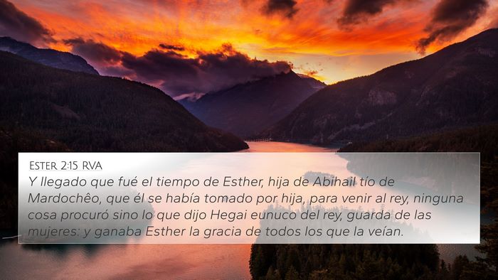 Ester 2:15 RVA Bible Verse Image