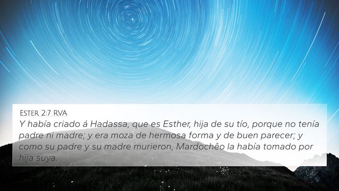 Ester 2:7 RVA Bible Verse Image