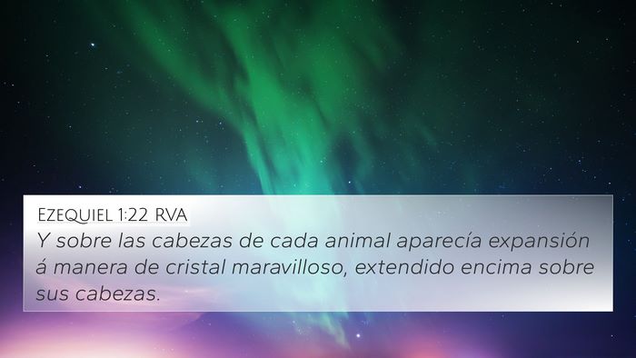 Ezequiel 1:22 RVA Bible Verse Image
