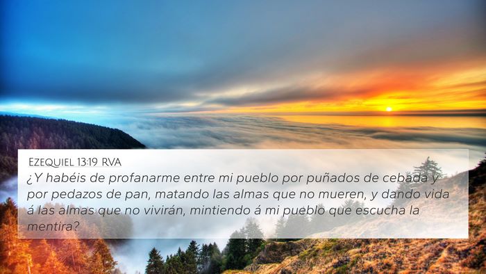 Ezequiel 13:19 RVA Bible Verse Image