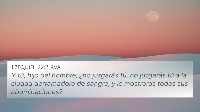 Ezequiel 22:2 RVA Bible Verse Image