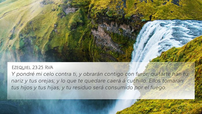 Ezequiel 23:25 RVA Bible Verse Image