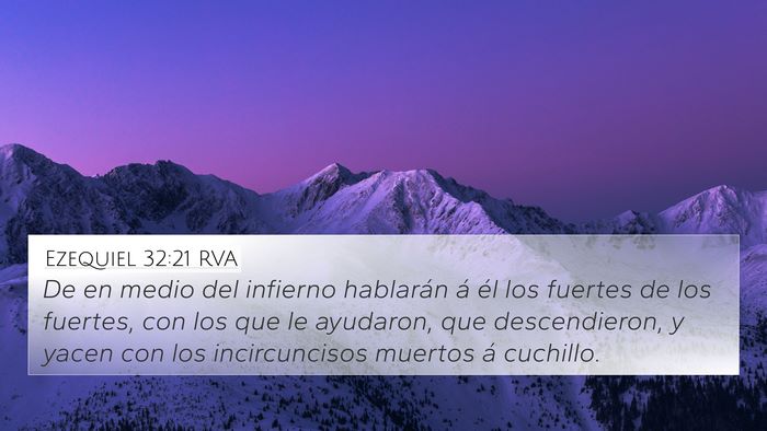 Ezequiel 32:21 RVA Bible Verse Image