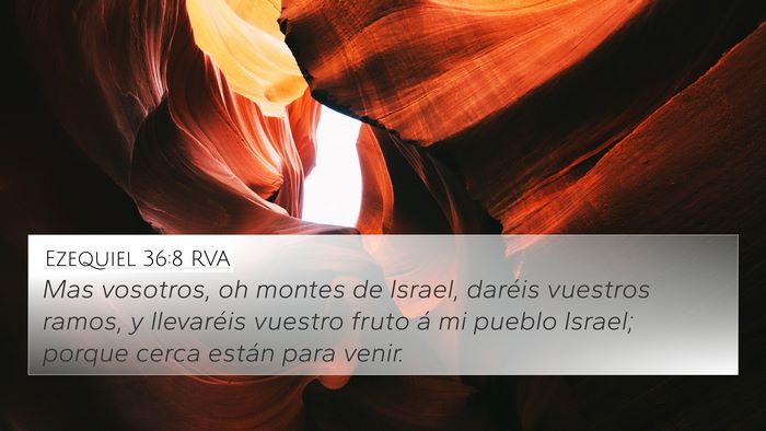 Ezequiel 36:8 RVA Bible Verse Image