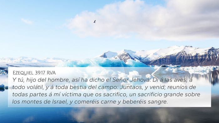 Ezequiel 39:17 RVA Bible Verse Image
