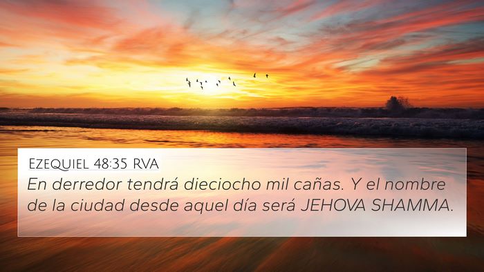 Ezequiel 48:35 RVA Bible Verse Image