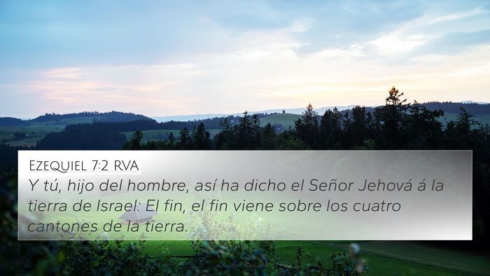 Ezequiel 7:2 RVA Bible Verse Image