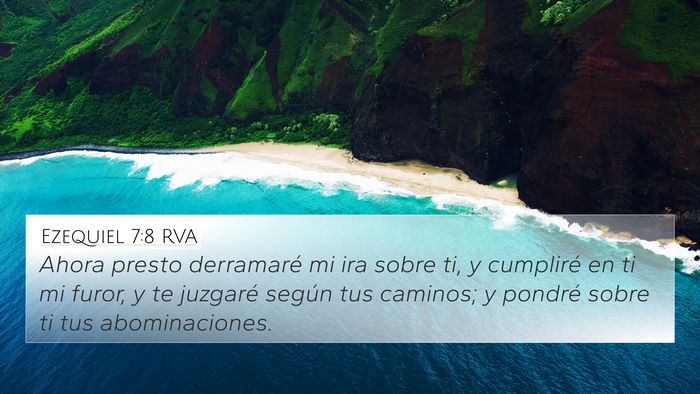 Ezequiel 7:8 RVA Bible Verse Image