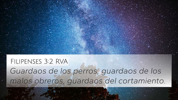 Filipenses 3:2 RVA Bible Verse Image