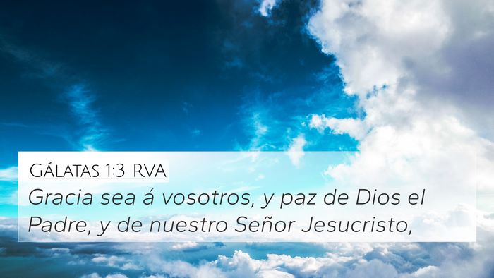 Gálatas 1:3 RVA Bible Verse Image