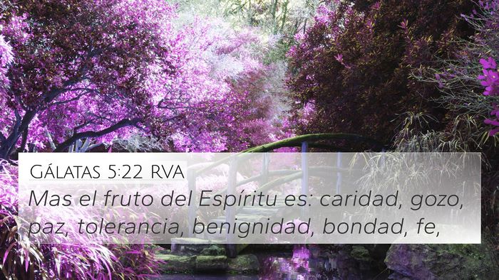 Gálatas 5:22 RVA Bible Verse Image