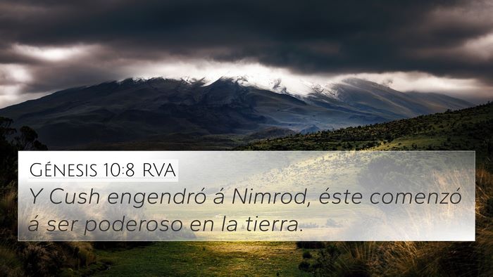Génesis 10:8 RVA Bible Verse Image