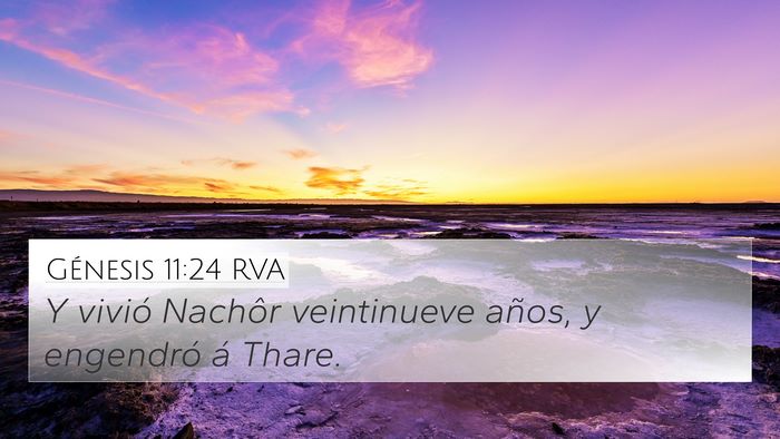 Génesis 11:24 RVA Bible Verse Image