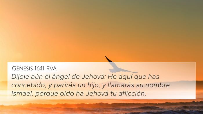 Génesis 16:11 RVA Bible Verse Image