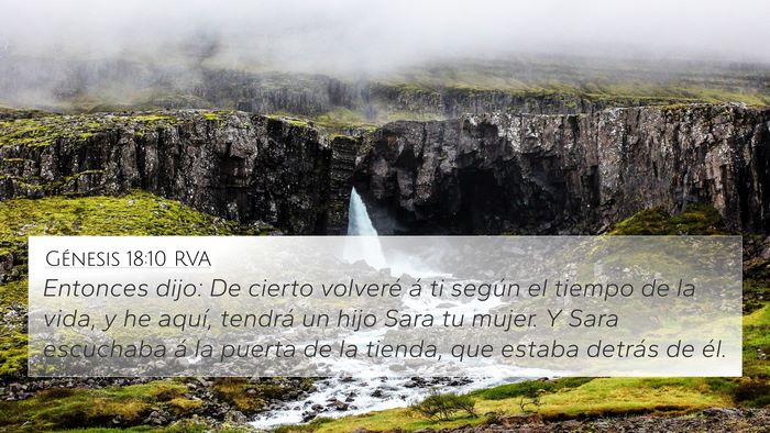 Génesis 18:10 RVA Bible Verse Image