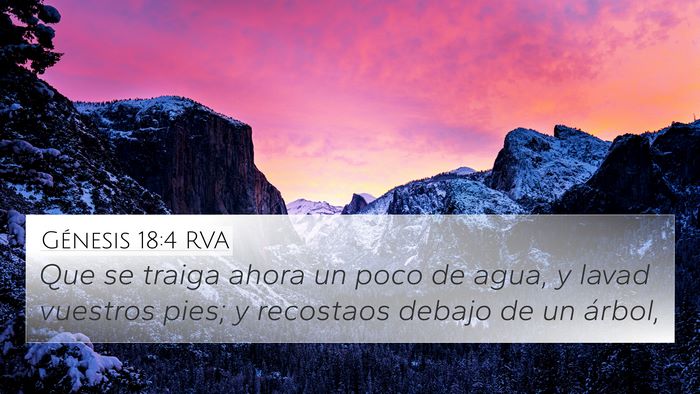 Génesis 18:4 RVA Bible Verse Image