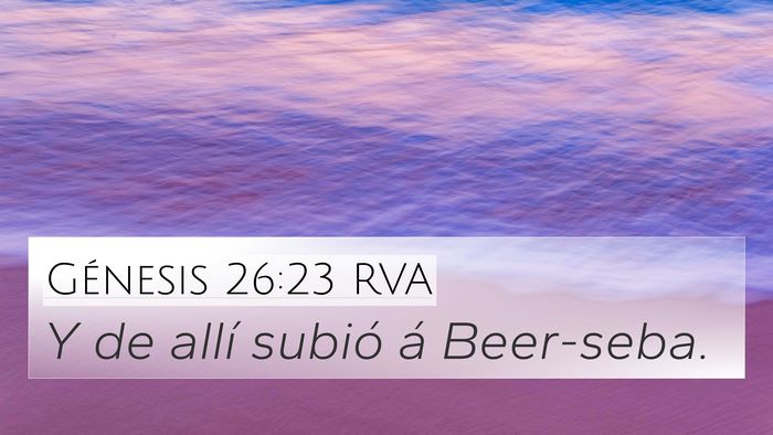 Génesis 26:23 RVA Bible Verse Image