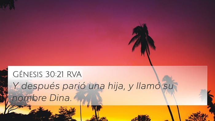 Génesis 30:21 RVA Bible Verse Image