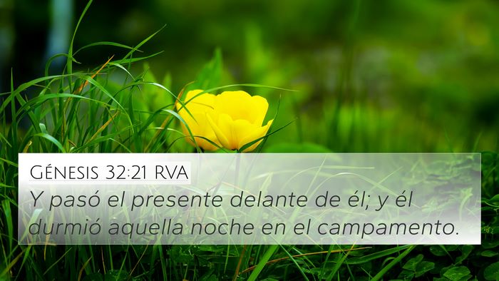 Génesis 32:21 RVA Bible Verse Image