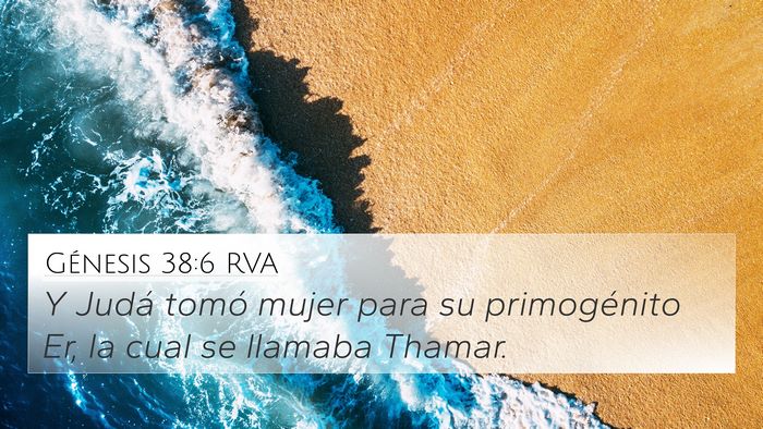 Génesis 38:6 RVA Bible Verse Image