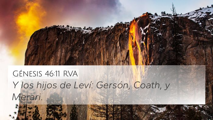 Génesis 46:11 RVA Bible Verse Image