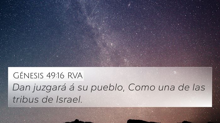 Génesis 49:16 RVA Bible Verse Image