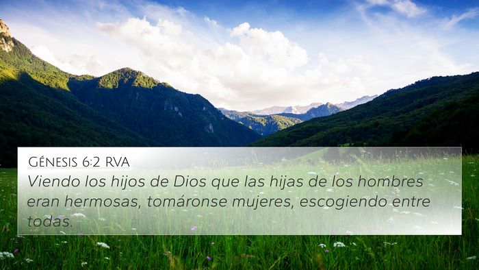 Génesis 6:2 RVA Bible Verse Image