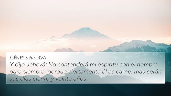 Génesis 6:3 RVA Bible Verse Image