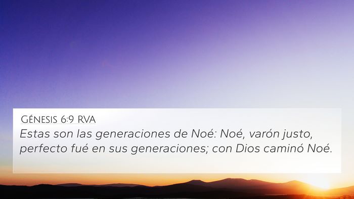 Génesis 6:9 RVA Bible Verse Image
