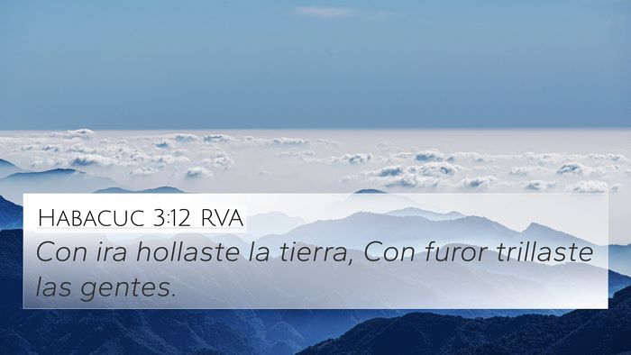 Habacuc 3:12 RVA Bible Verse Image