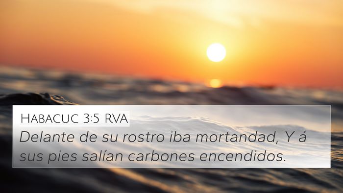 Habacuc 3:5 RVA Bible Verse Image