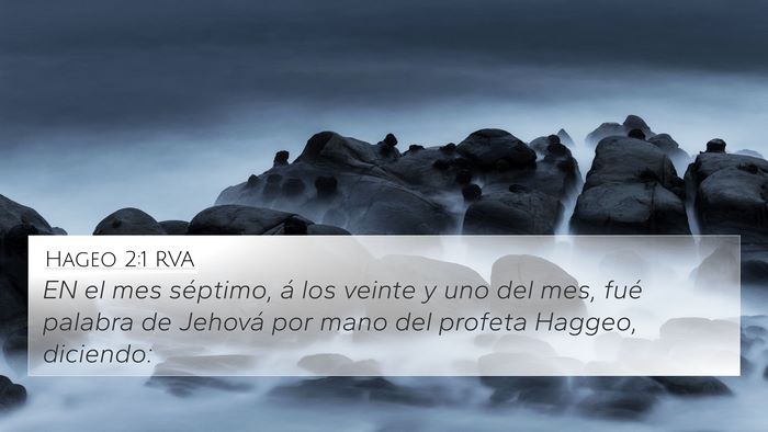 Hageo 2:1 RVA Bible Verse Image