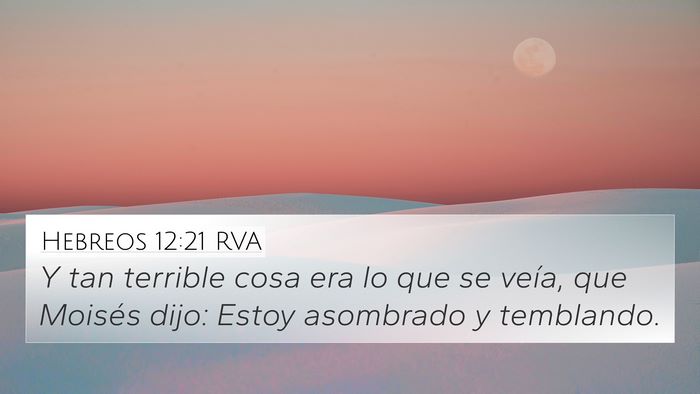 Hebreos 12:21 RVA Bible Verse Image
