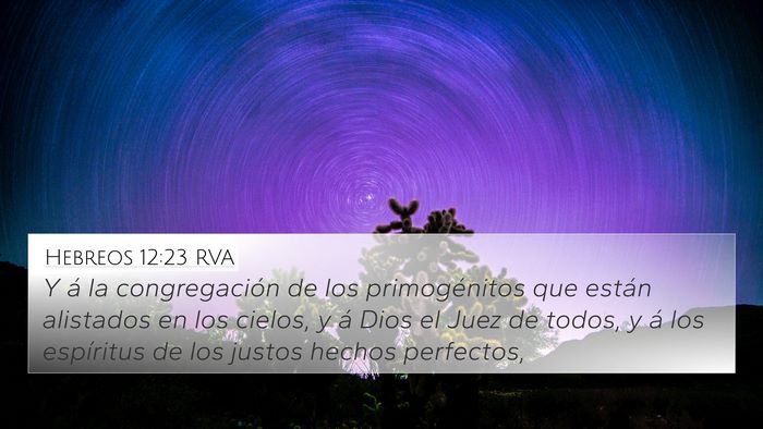 Hebreos 12:23 RVA Bible Verse Image