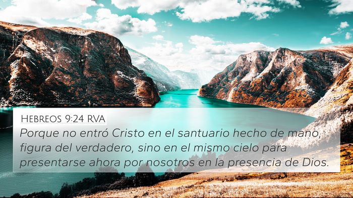 Hebreos 9:24 RVA Bible Verse Image