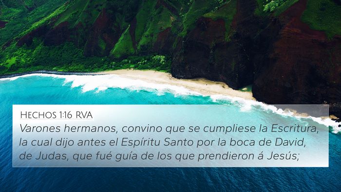 Hechos 1:16 RVA Bible Verse Image