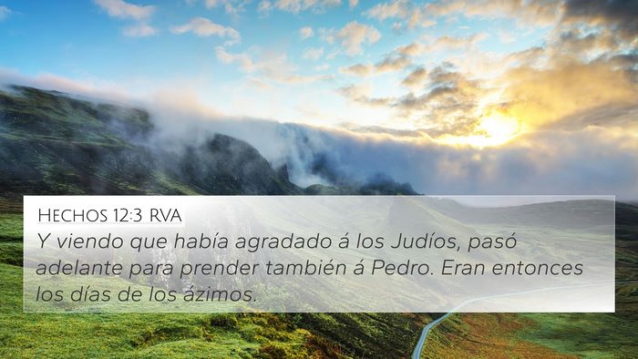 Hechos 12:3 RVA Bible Verse Image
